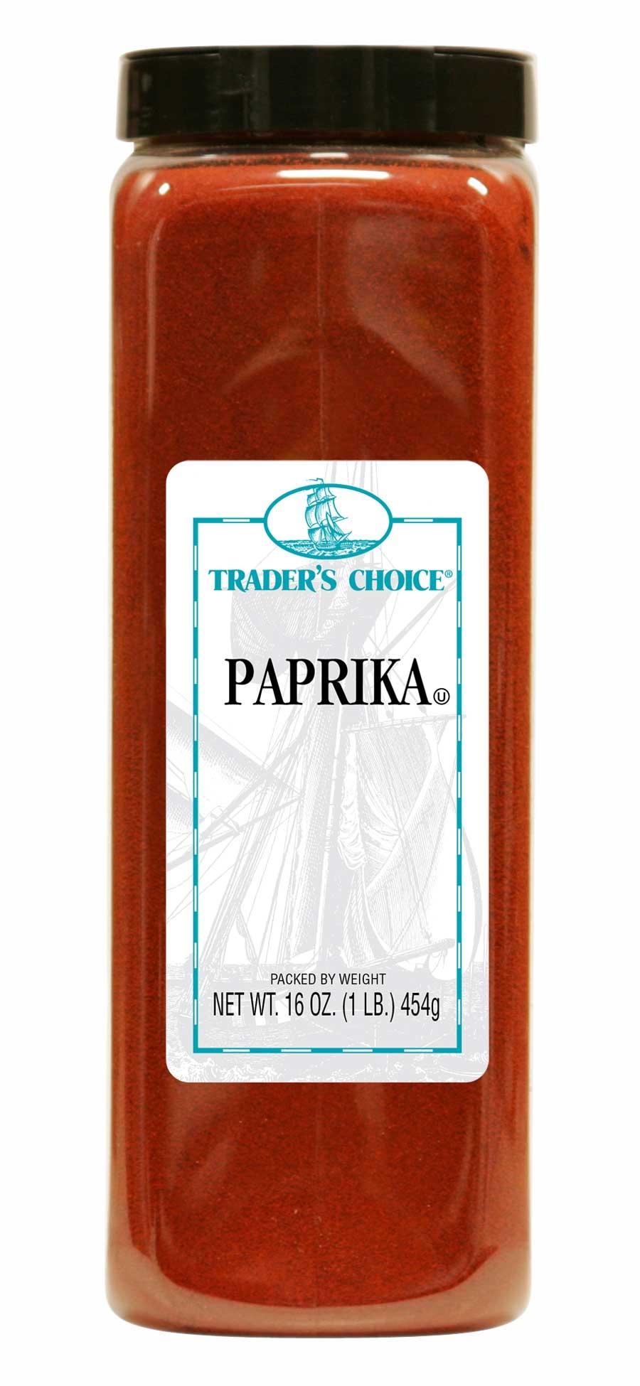 Traders Choice Paprika -  16 oz. container, 6 per case