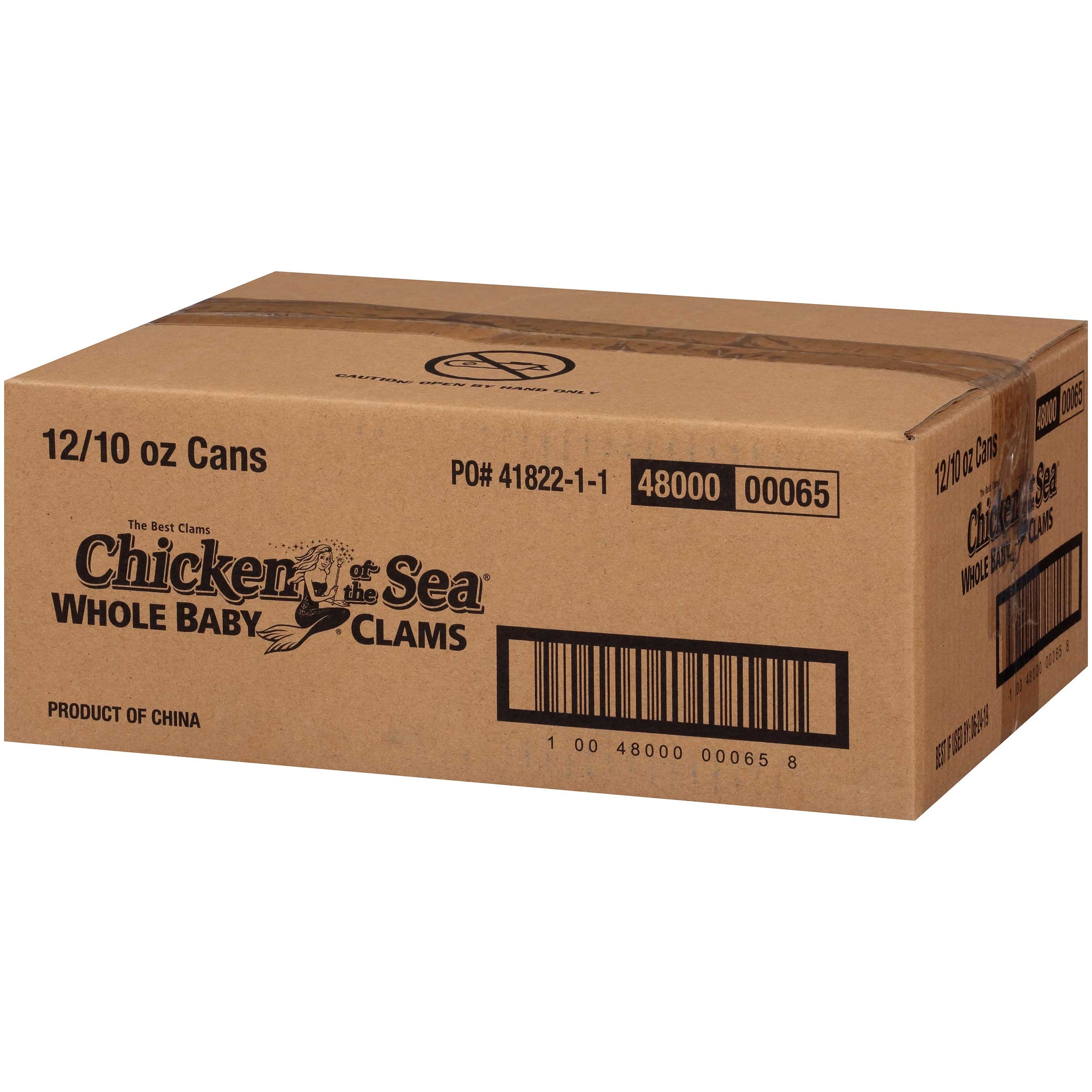 Chicken Of The Sea Whole Baby Clams, 10 Ounce -- 12 cans per case.