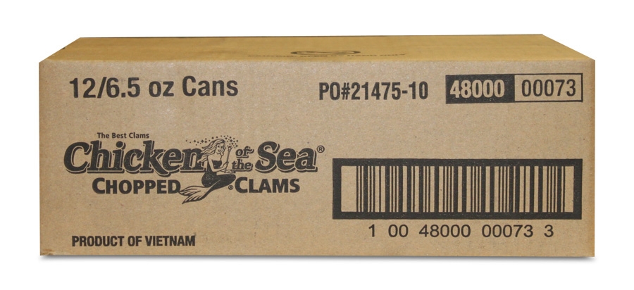Chicken Of The Sea Chopped Clam, 6.5 Ounce -- 12 cans per case.