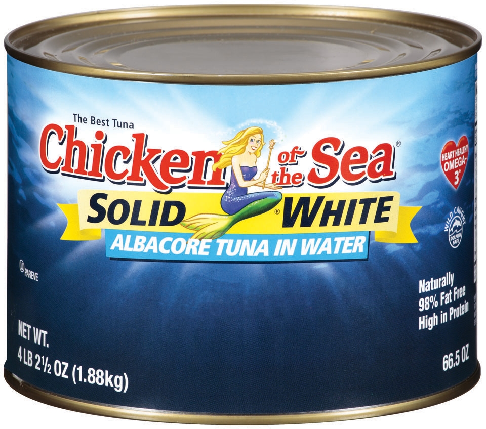 Chicken of the Sea Tuna Solid White In Water Albacore, 66.5 Ounce -- 6 Can 