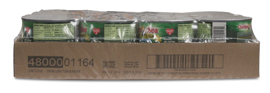 Chicken of the Sea Chunk Light Tuna In Water, 12.25 Ounce -- 24 Cans per case