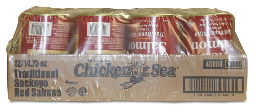 Chicken Of The Sea Traditional Red Salmon, 14.75 Ounce -- 12 cans per case.