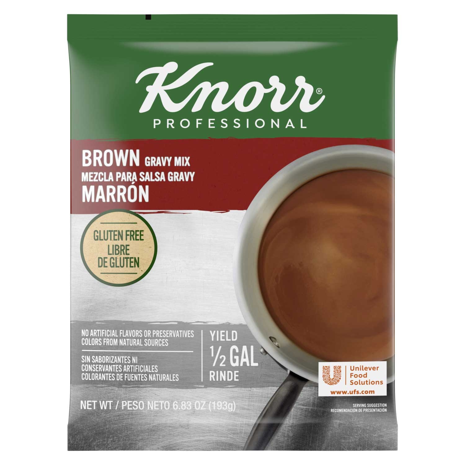 Single Knorr Professional Brown Gravy Mix, 6.83 Ounce