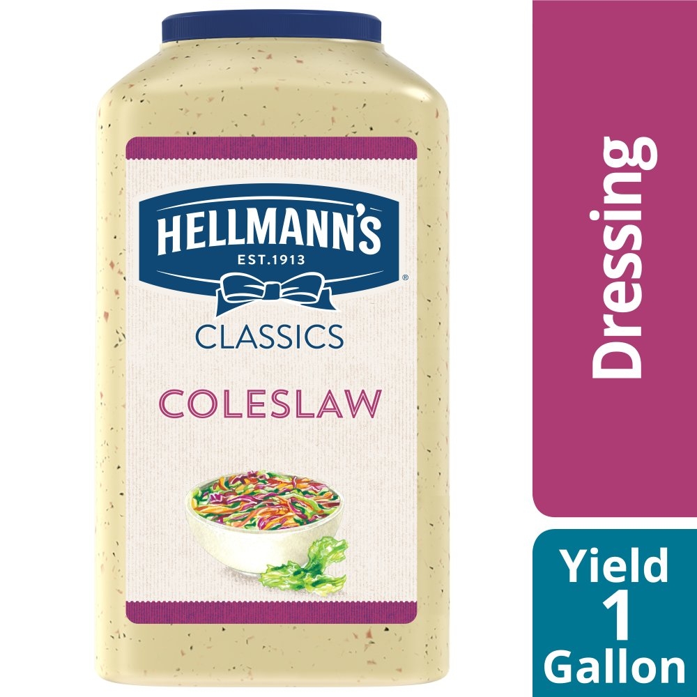 Single Hellmann's Coleslaw Salad Dressing Jug, 1 gallon