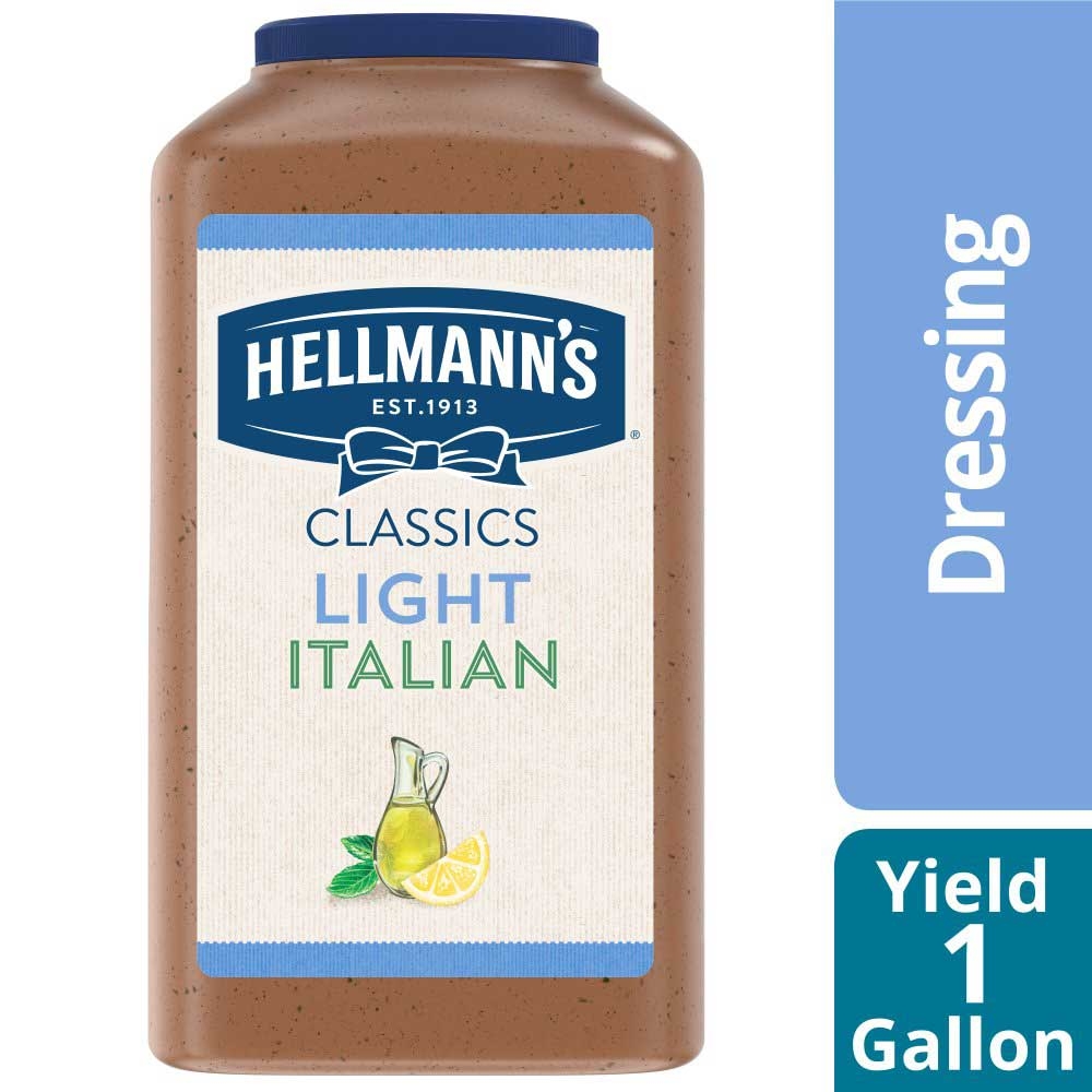 Hellmann's Light Italian Salad Dressing Jug, 1 gallon -- 4 per case