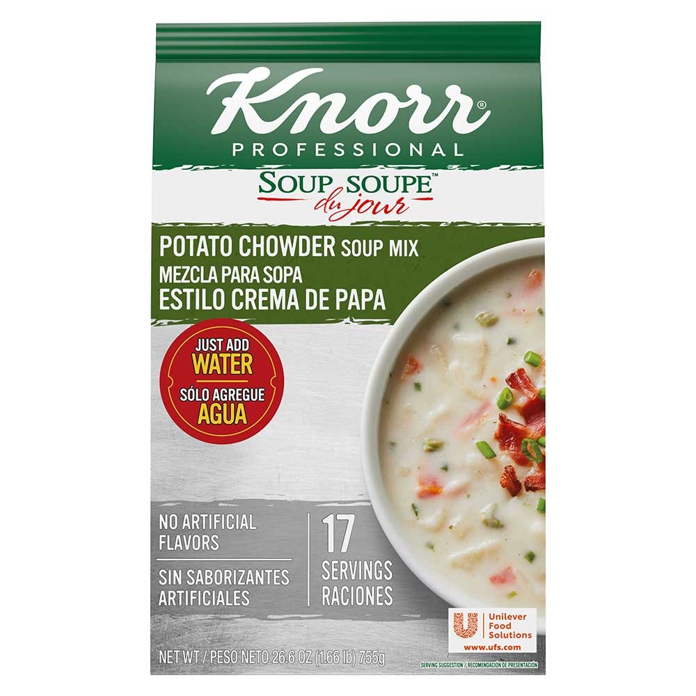 Knorr Professional Soup du Jour Potato Chowder Soup Mix, 26.6 ounce -- 4 per case