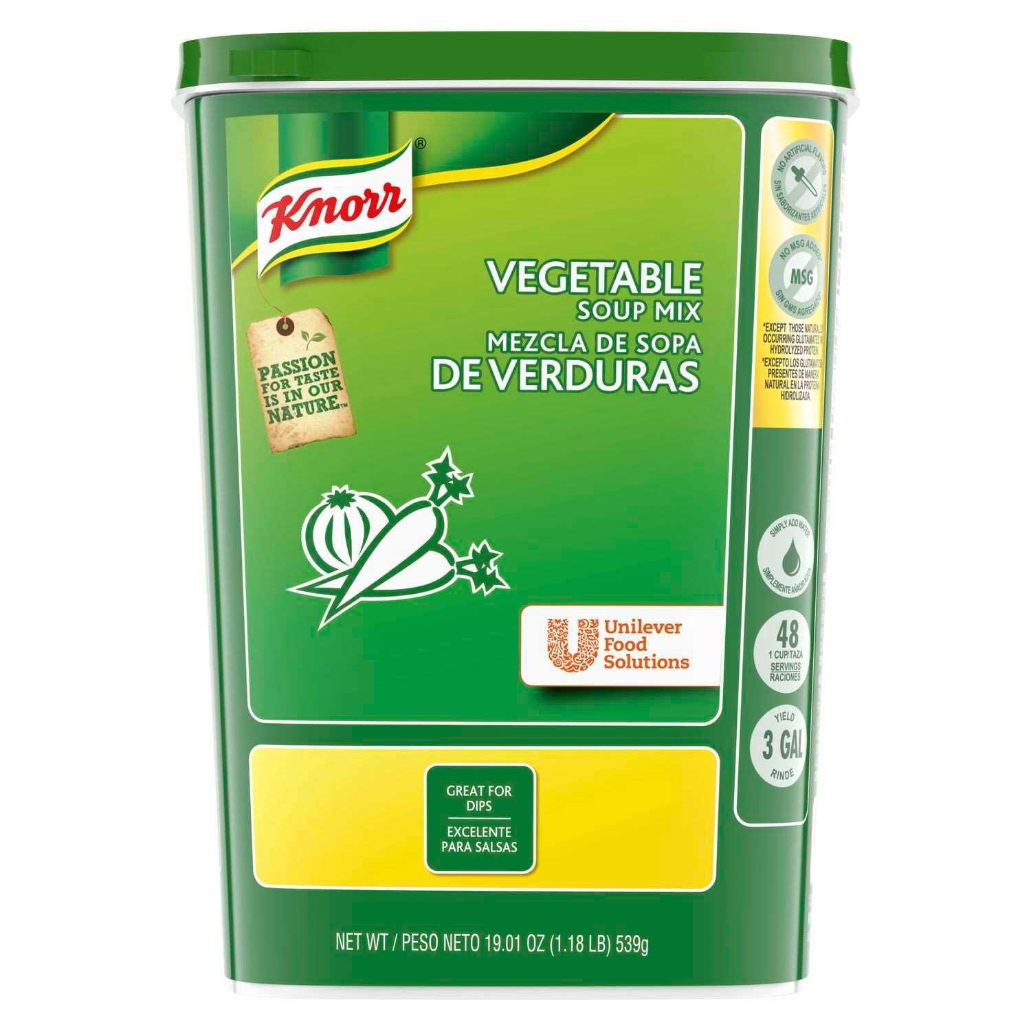 Knorr Professional Soup Mix Vegetable, 19.01 ounce -- 6 per case