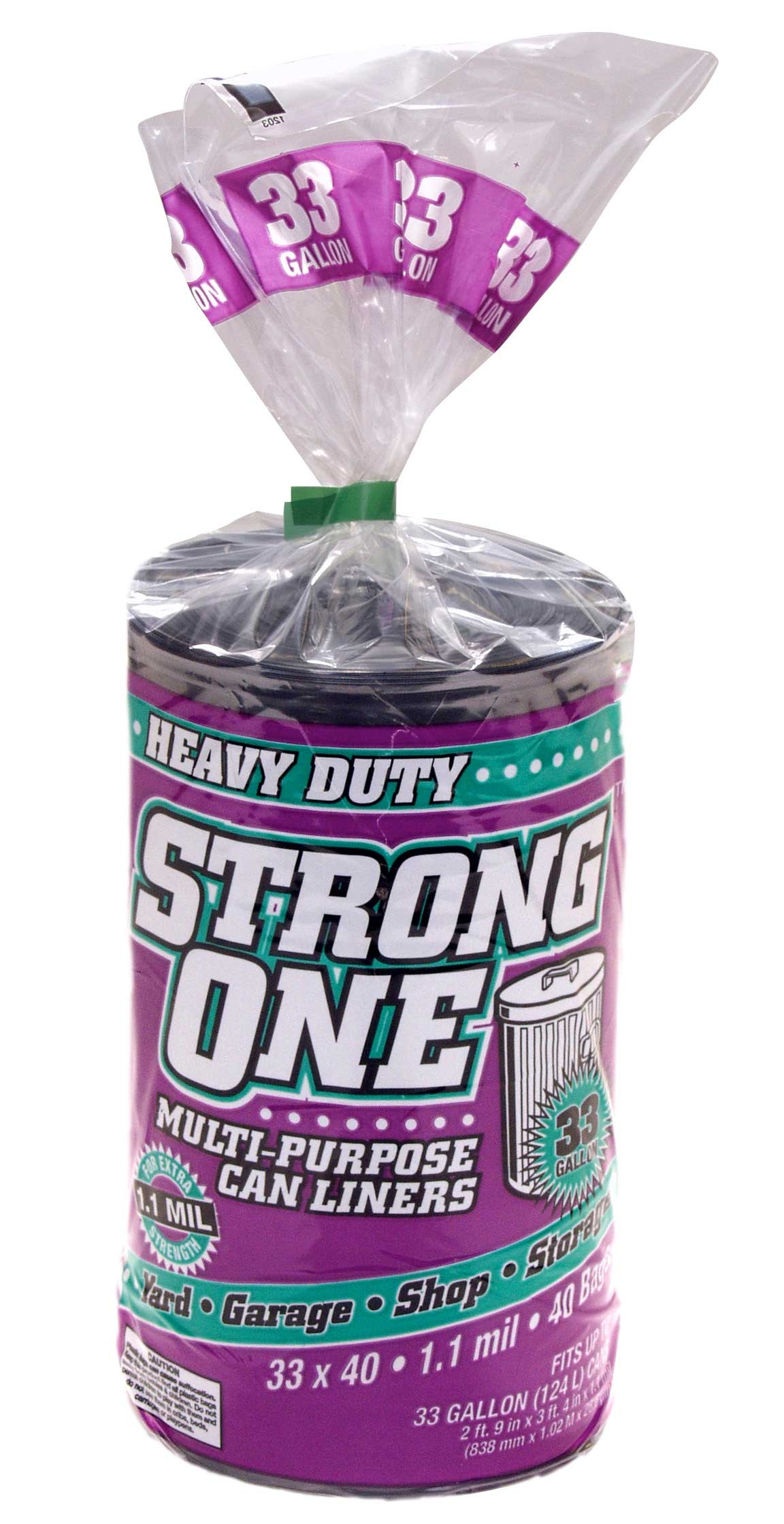 33X40 Extra Heavy Black Liner -- 6 Case -- 40 Count