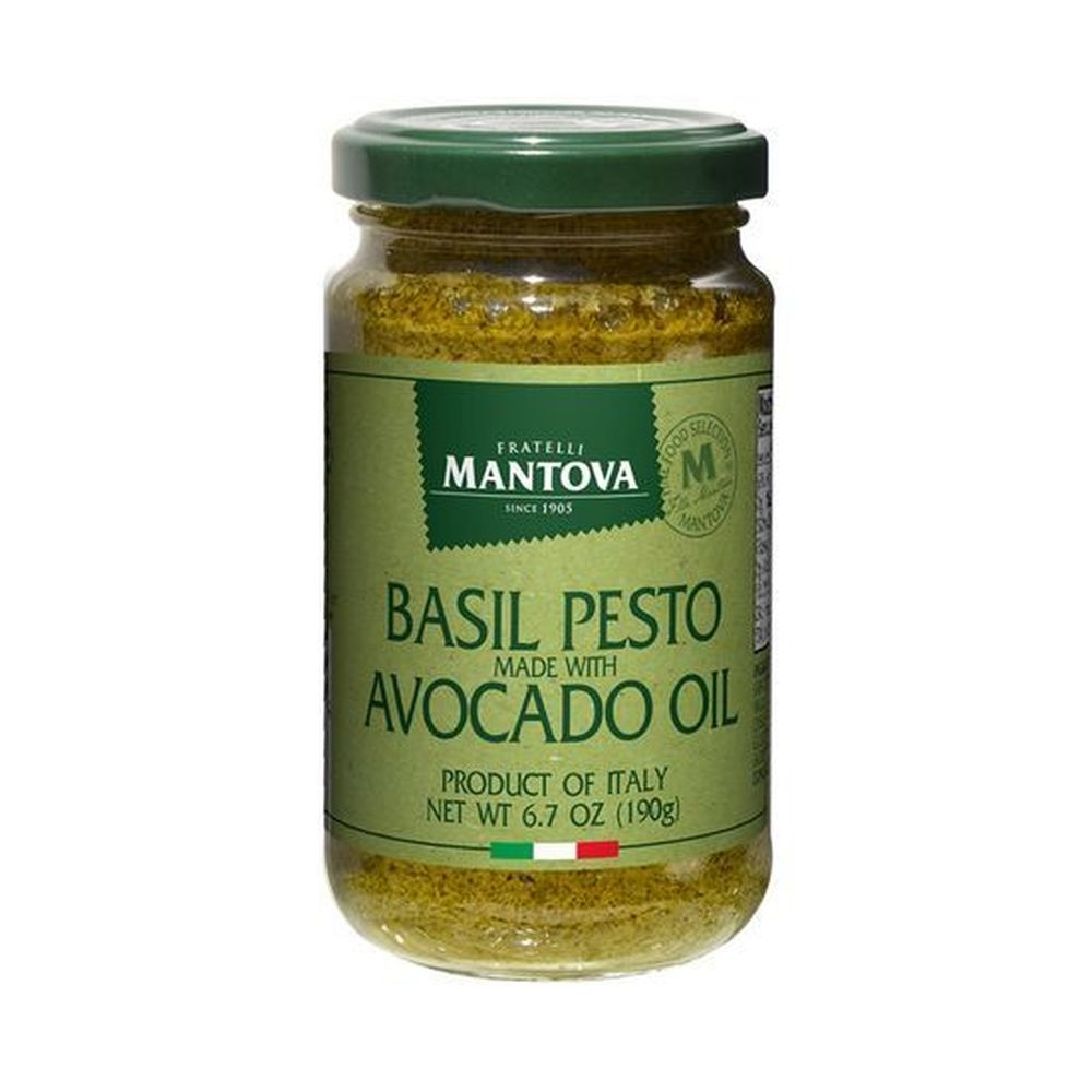 Mantova Basil Pesto with Avocado Oil, 6.7 Ounce -- 6 per case