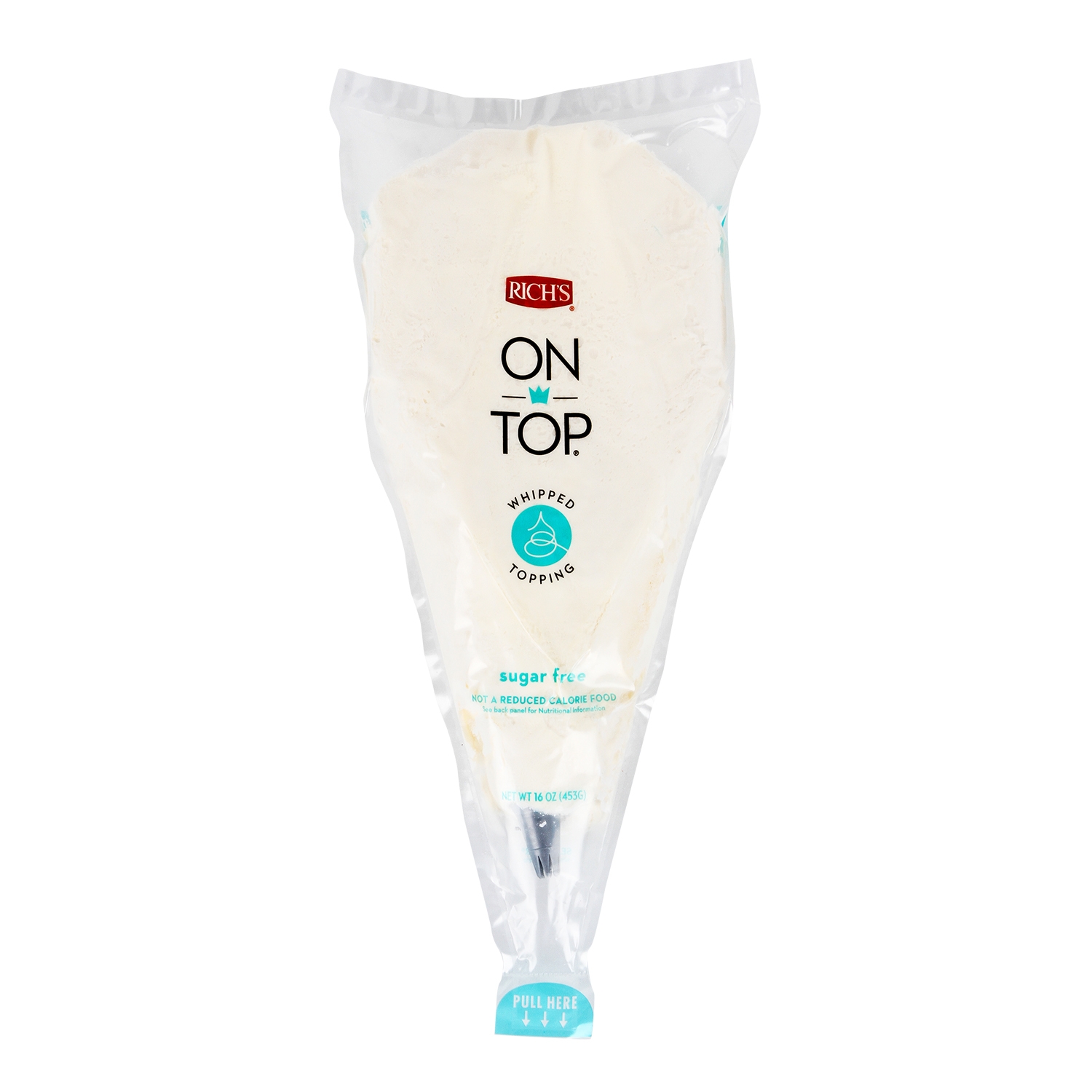 Rich On Top Sugar Free Non Dairy Dessert Topping, 16 Ounce -- 12 per case.