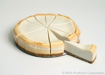 Rich Products Jon Donaire New York Style Cheesecake, 80 Ounce -- 4 per case.