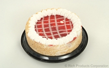 Rich Jon Donaire Strawberry and Creme Ice Cream Cake, 40 Ounce -- 4 per case.