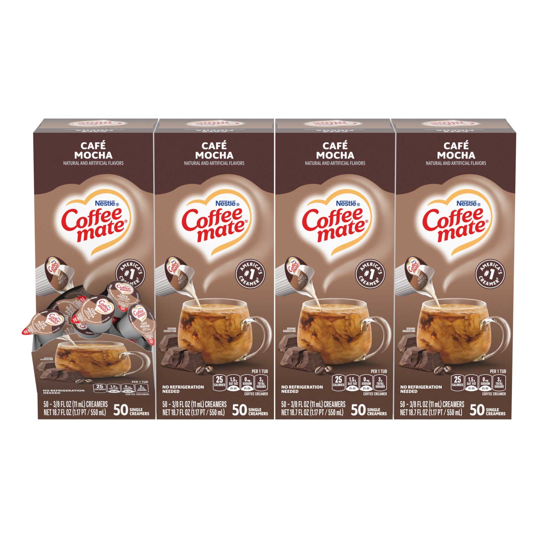 COFFEE-MATE Cafe Mocha LIQPC 4(50x0.375 fl oz)