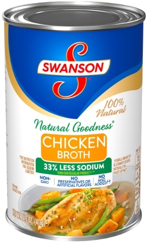 Campbells Swanson Natural Goodness Chicken Broth, 14.5 Ounce -- 24 per case