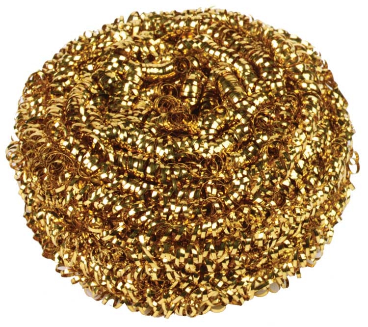 Disco Brass Scrubber, 12 count per pack -- 6 per case.