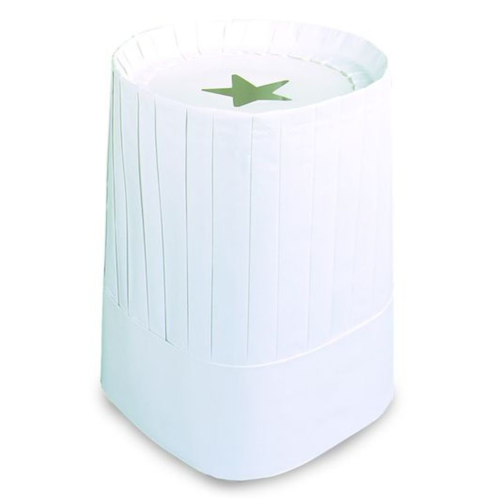 Disco 9 inch Pleated Chef Hat, 12 count