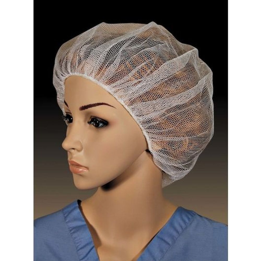 Disco 20 inch Dark Brown Honeycomb Hairnet, 1000 count