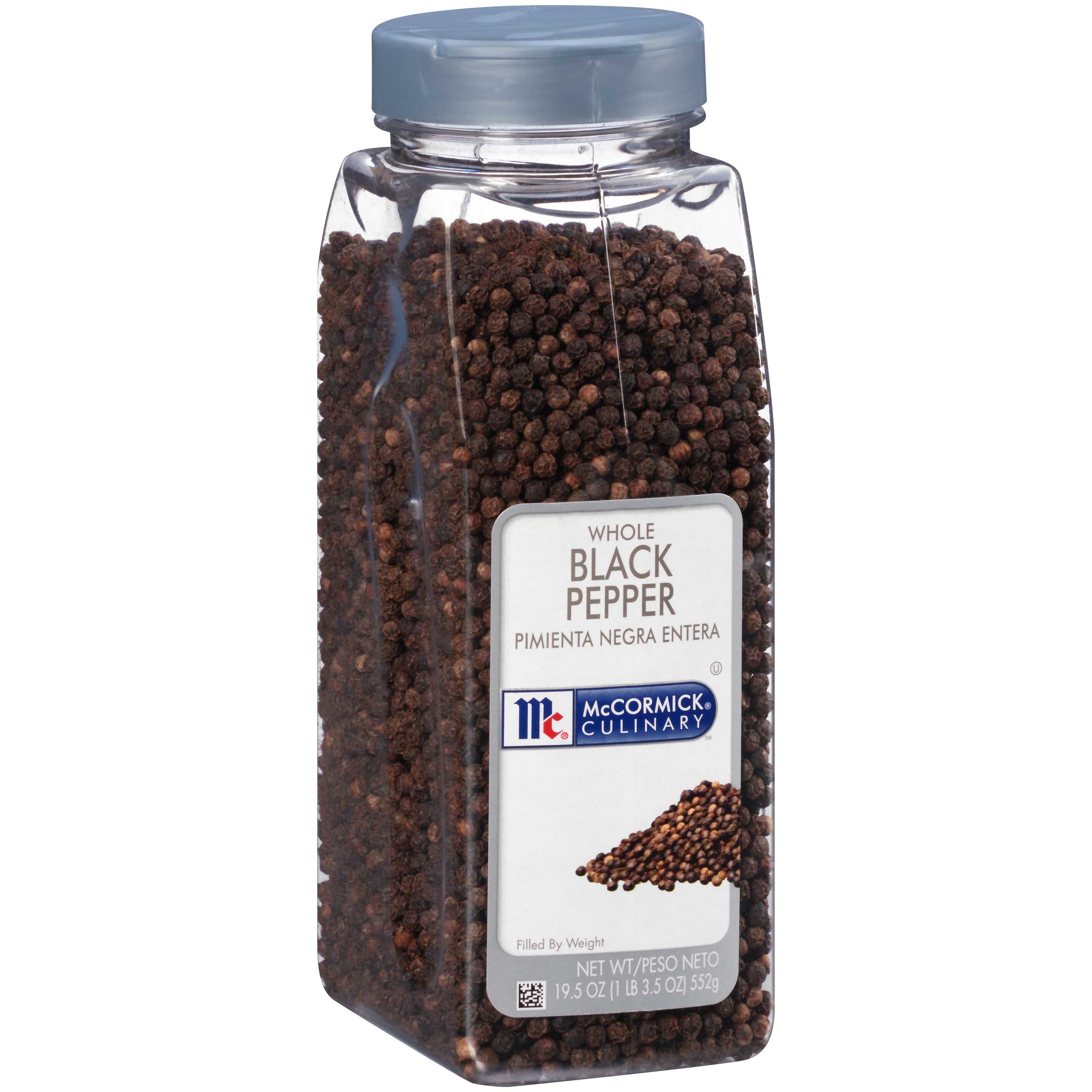 McCormick Culinary Whole Black Pepper, 19.5 oz. -- 6 per case