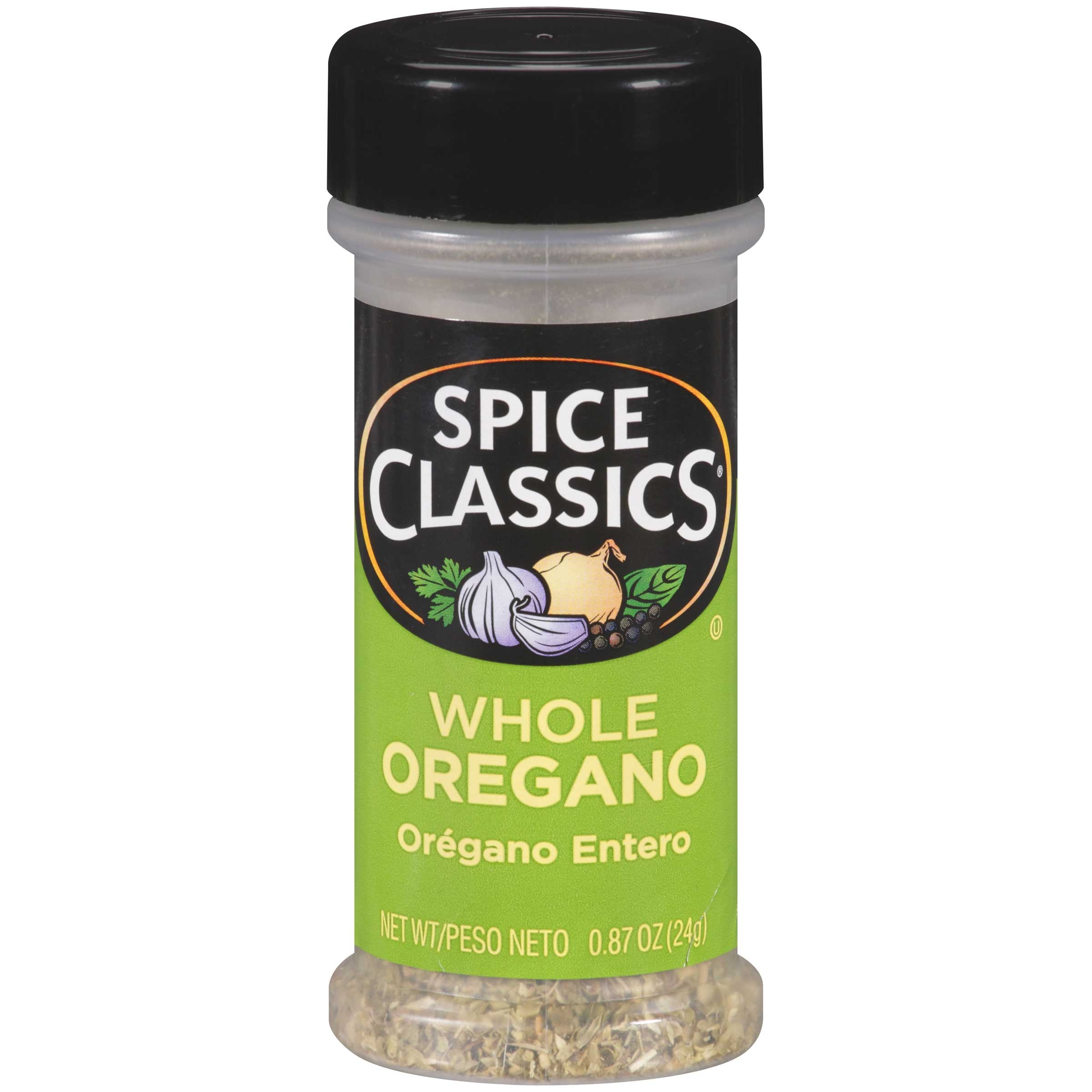 Spice Classics Whole Oregano, 0.87 Ounce -- 12 per case.
