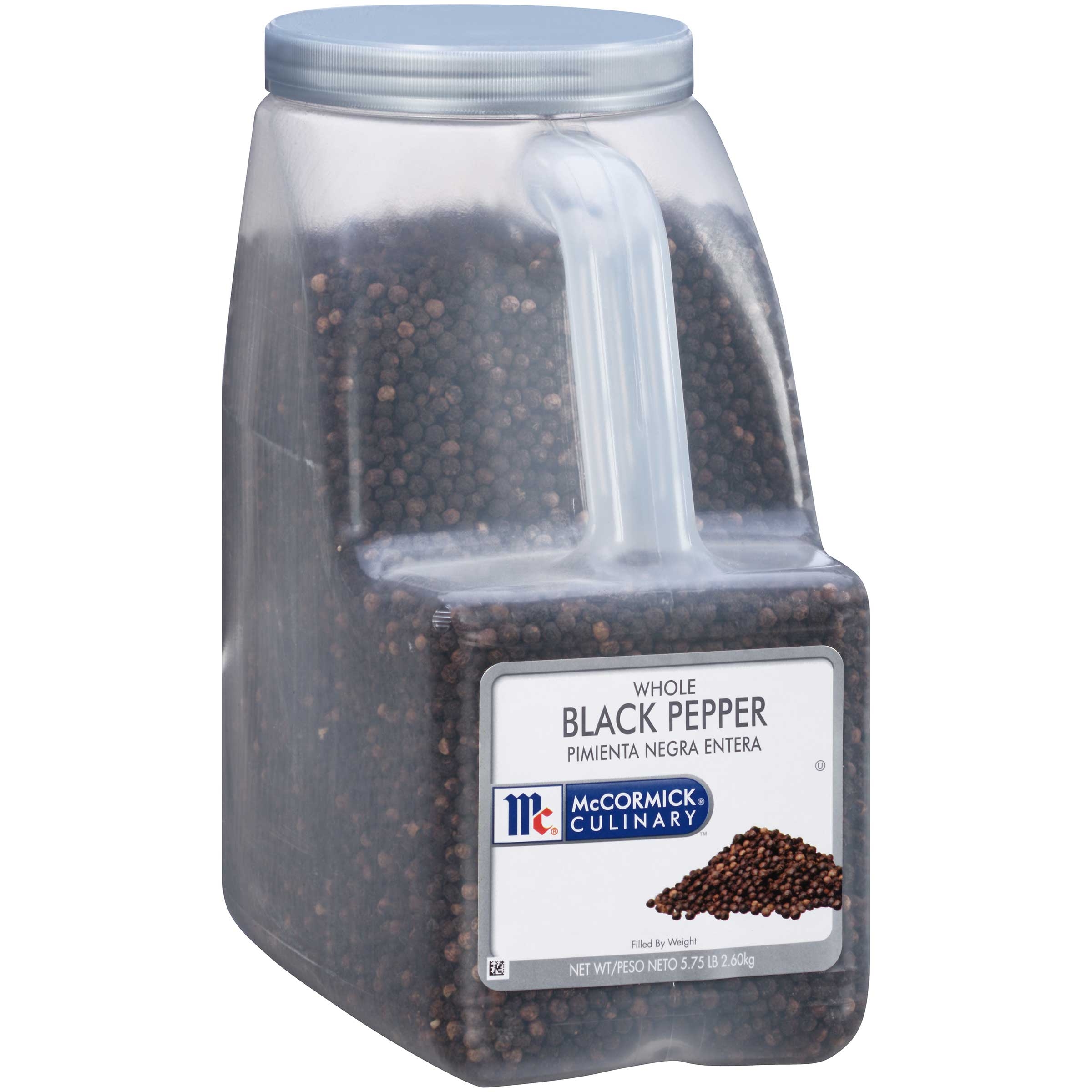 McCormick Culinary Whole Black Pepper, 5.75 lbs. -- 3 per case