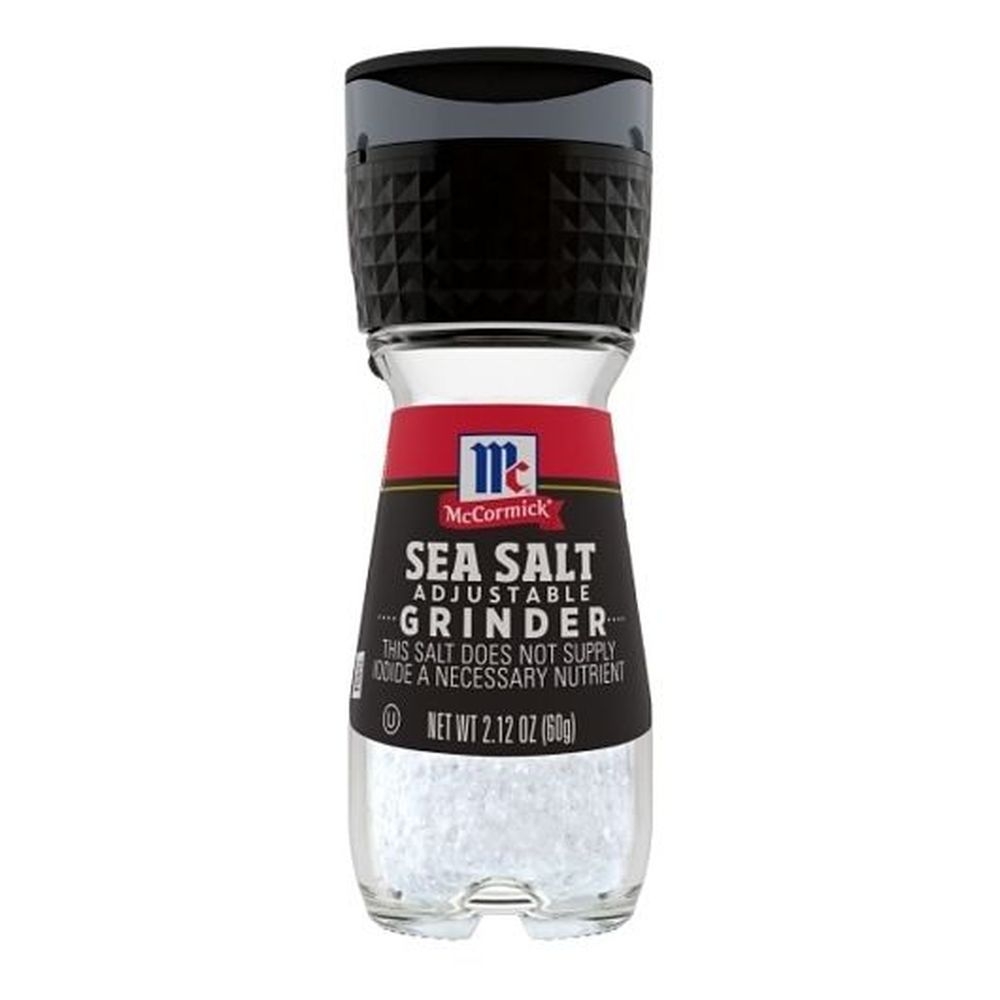 Mccormick Sea Salt Grinder, 2.12 Ounce - 36 per case