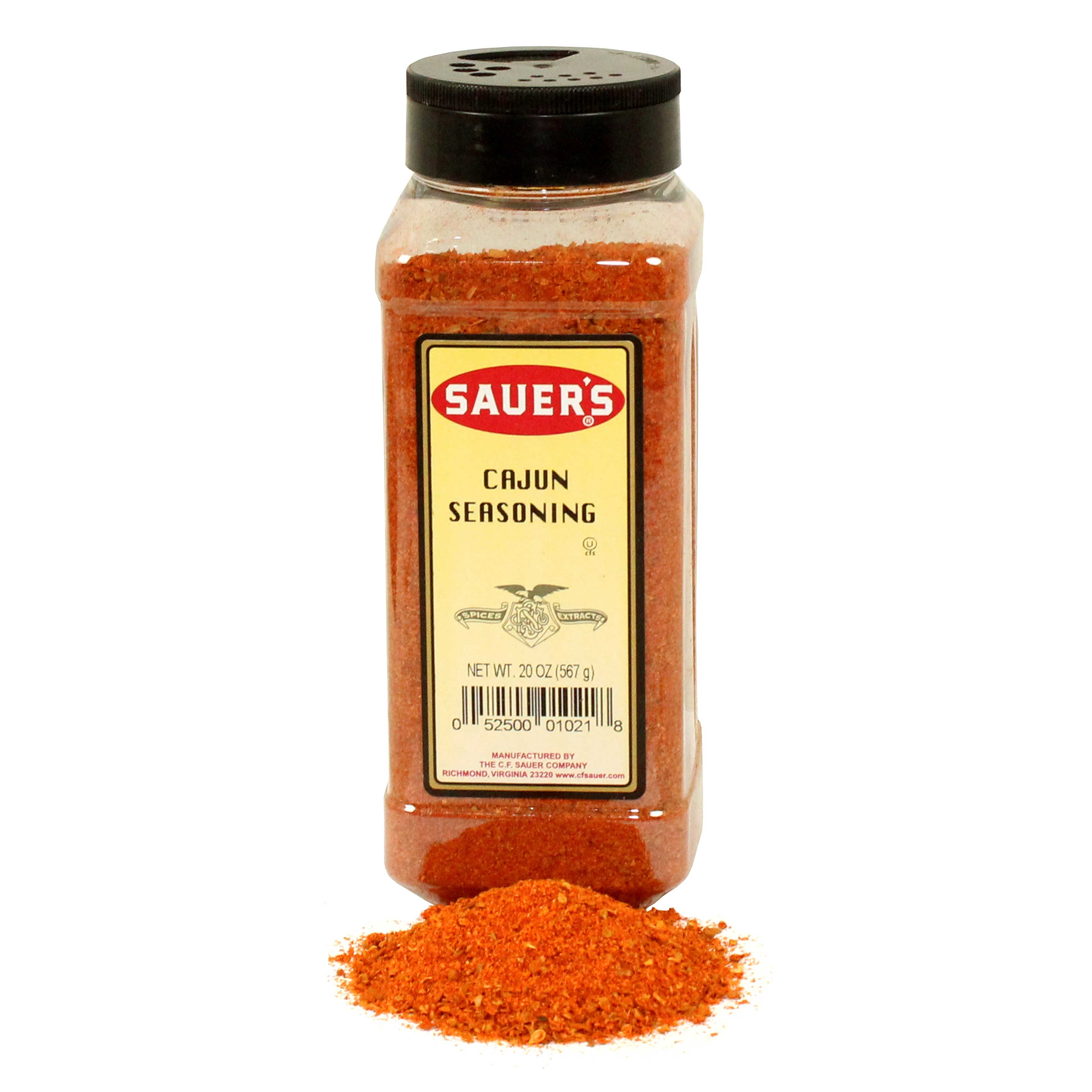 C.F. Sauer Foods Cajun Seasoning, 20 Ounce -- 6 per case.