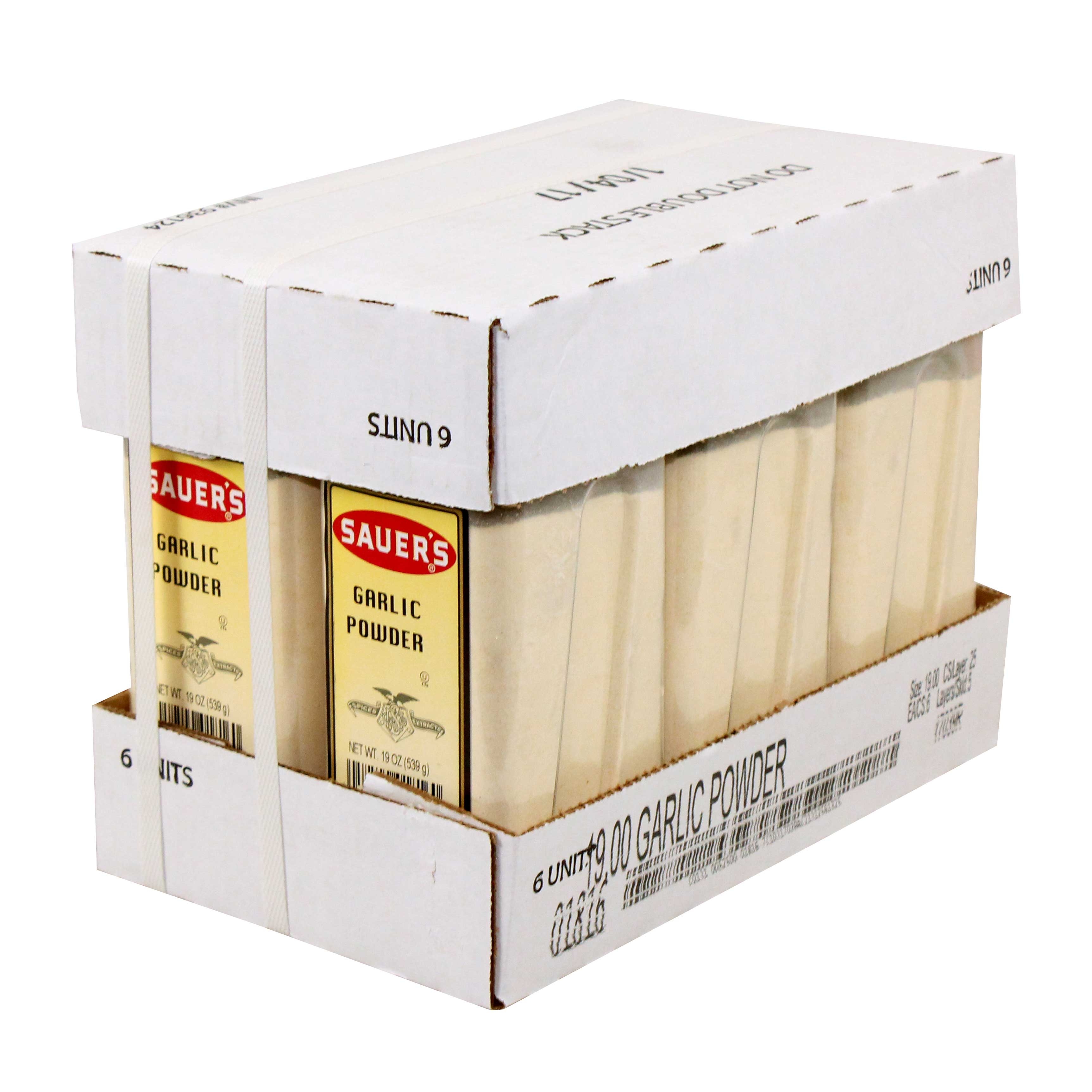 C.F. Sauer Foods Garlic Powder, 19 Ounce -- 6 per case.