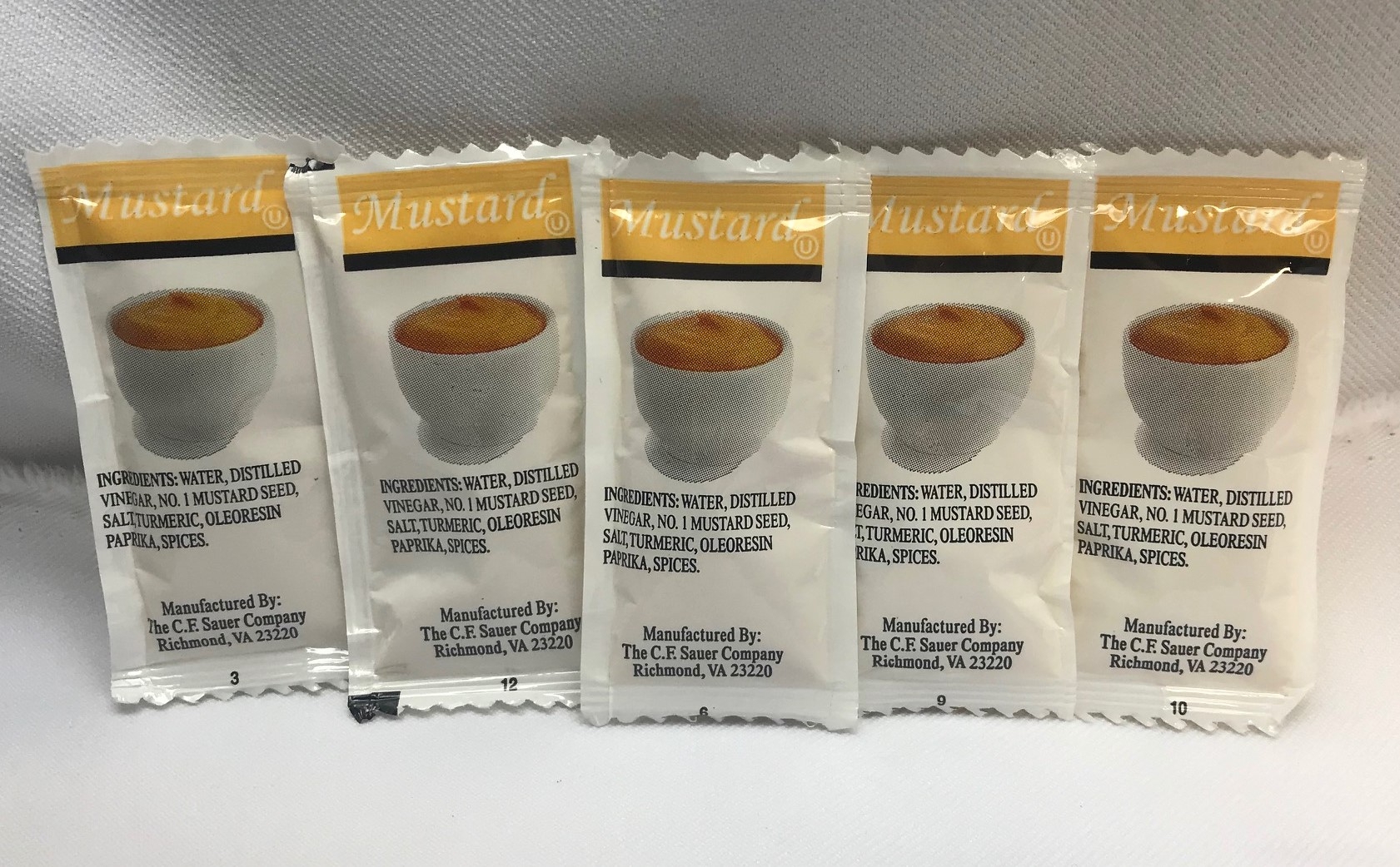 Commodity Dressing Mustard, 5.5 Gram -- 200 per case.