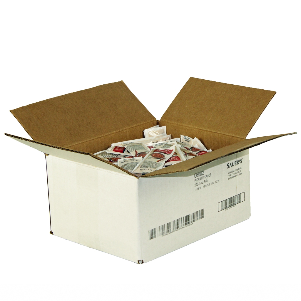 C.F. Sauer Foods Picante Sauce, 0.5 Ounce -- 200 per case.