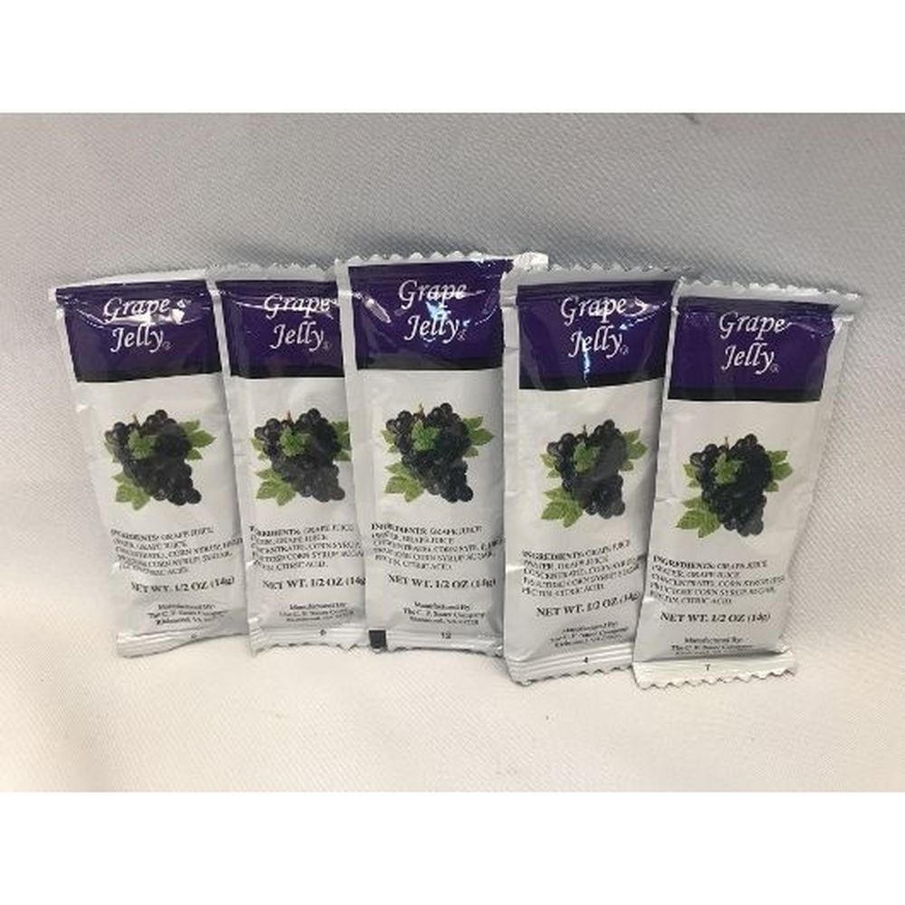 Sauer Grape Jelly, 0.5 Ounce Pouch -- 200 per case