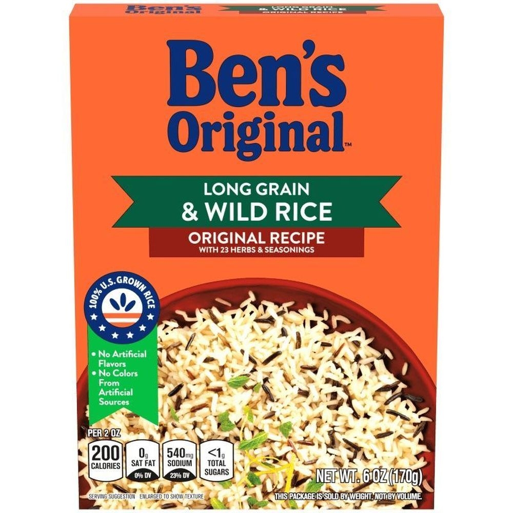 Bens Original Original Recipe Long Grain and Wild Rice, 6 Ounce -- 12 per case