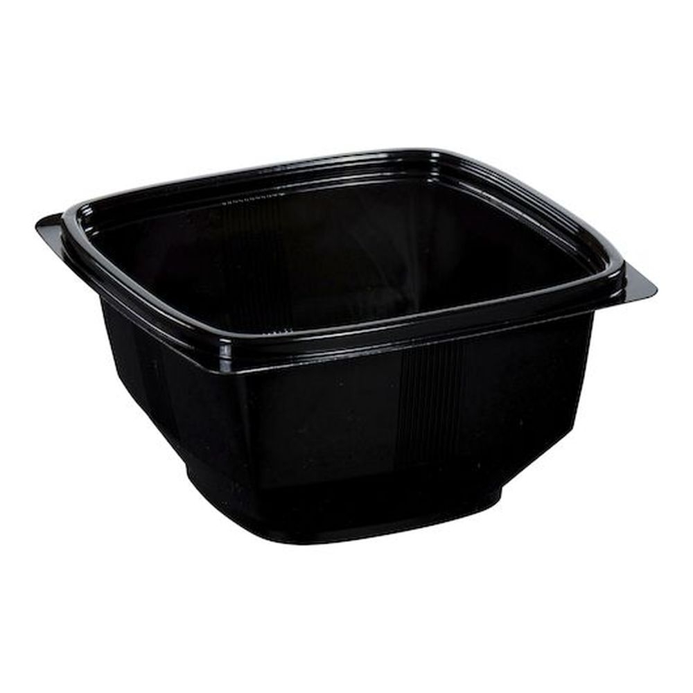 Wna Par Pak 16 Ounce Capacity Small Square Black Pet Bowl, 500 count