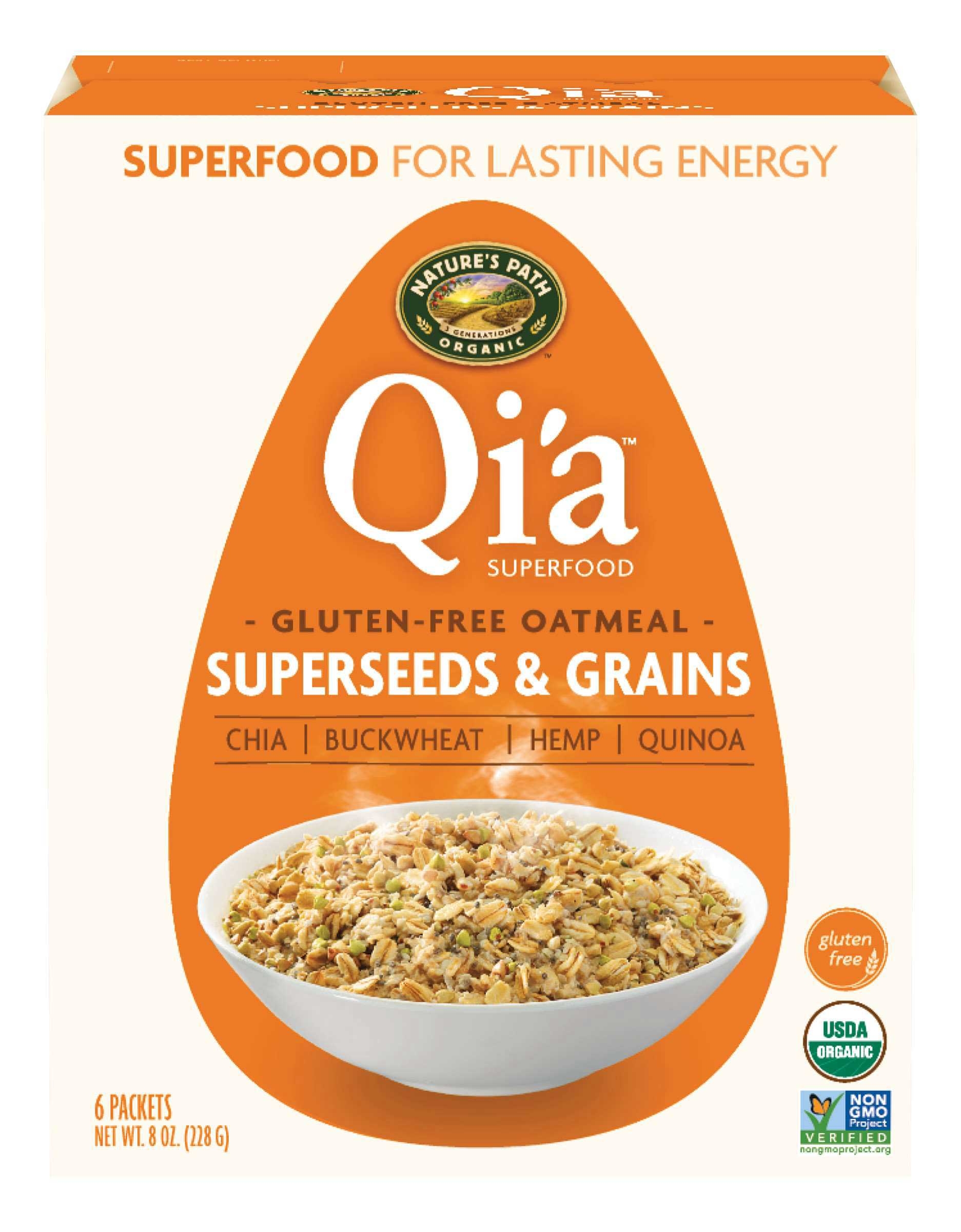 Natures Path Qia Hot Oats Super Seed, 8 Ounce -- 6 per case.