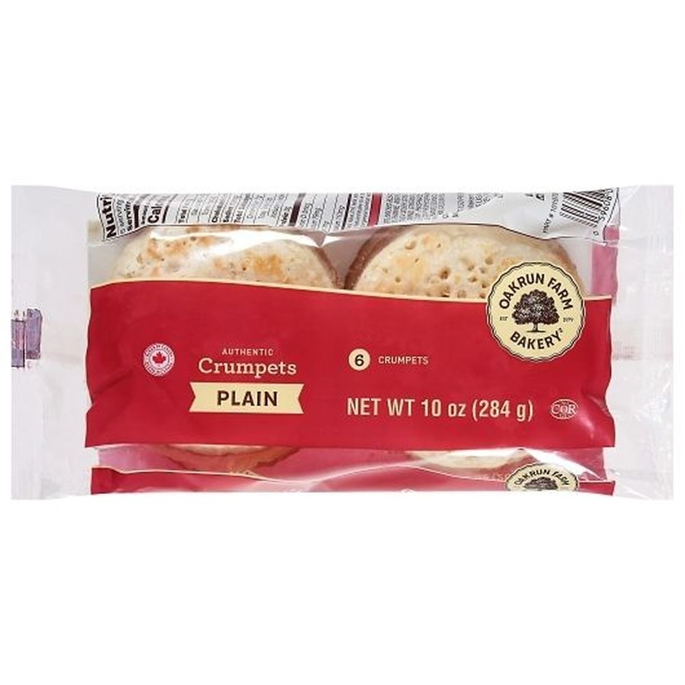 Oakrun Farm Bakery Original Crumpet, 1.66 Ounce -- 12 per case