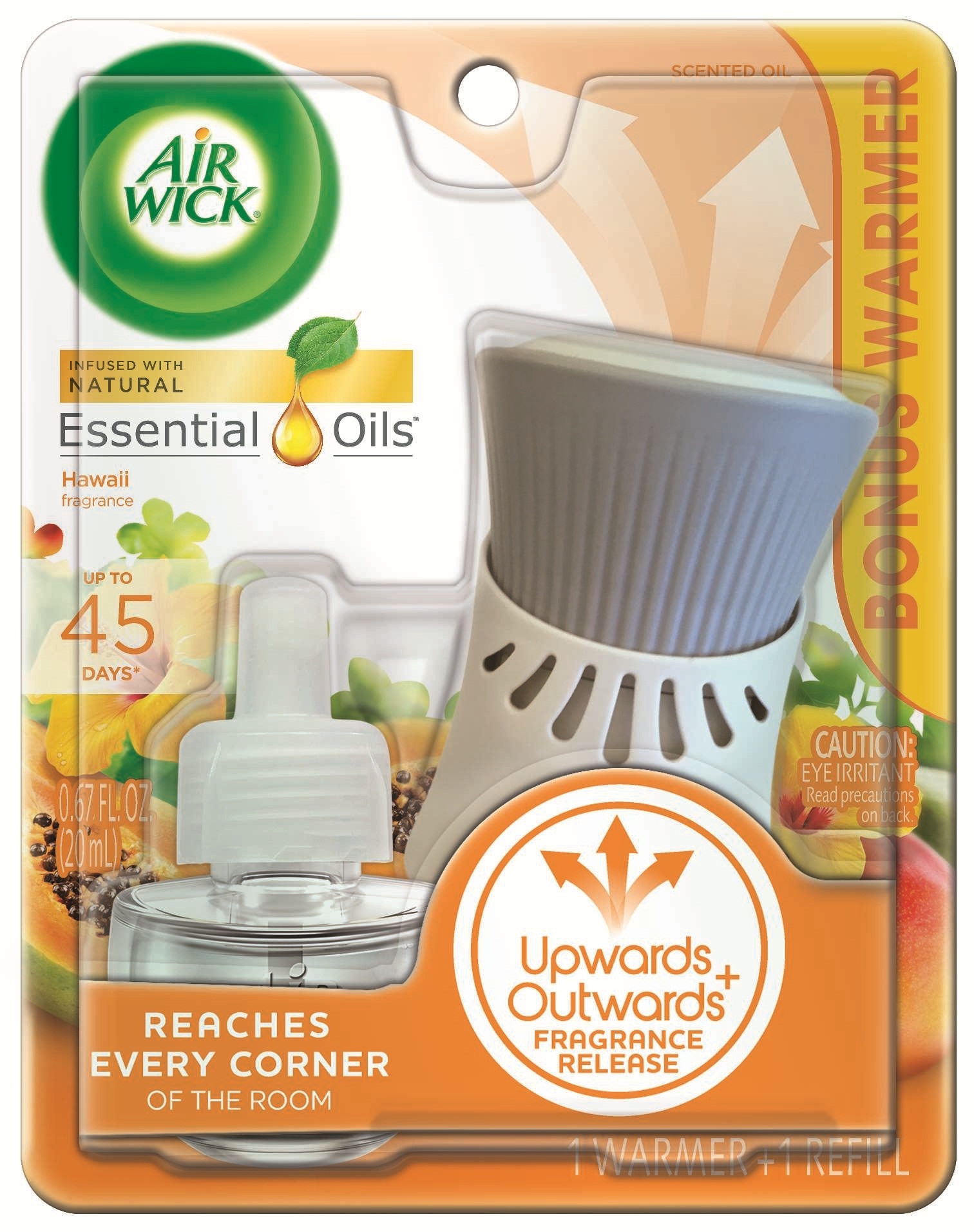 Airwick Papaya and Hibiscus Scented Oil Starter Kit, 20 Milliliter -- 6 per case
