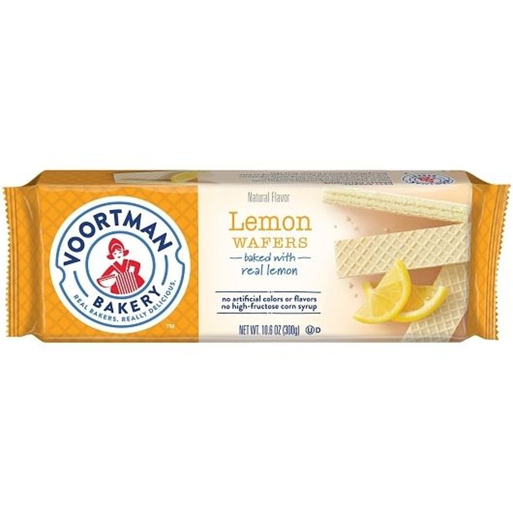 Voortman Lemon Layered Wafer, 10.6 Ounce -- 12 per case