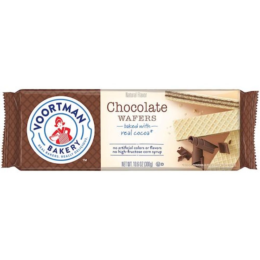 Voortman Chocolate Layered Wafer, 10.6 Ounce -- 12 per case
