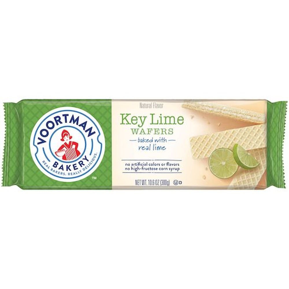 Voortman Key Lime Layered Wafer, 10.6 Ounce -- 12 per case