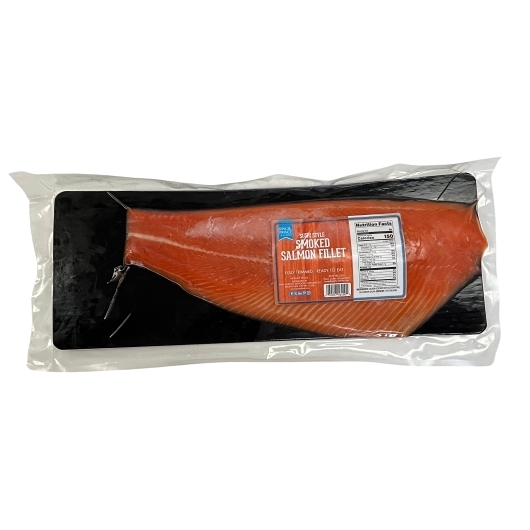 King and Prince Lightly Smoked Sushi Salmon Fillet, 22 Pound