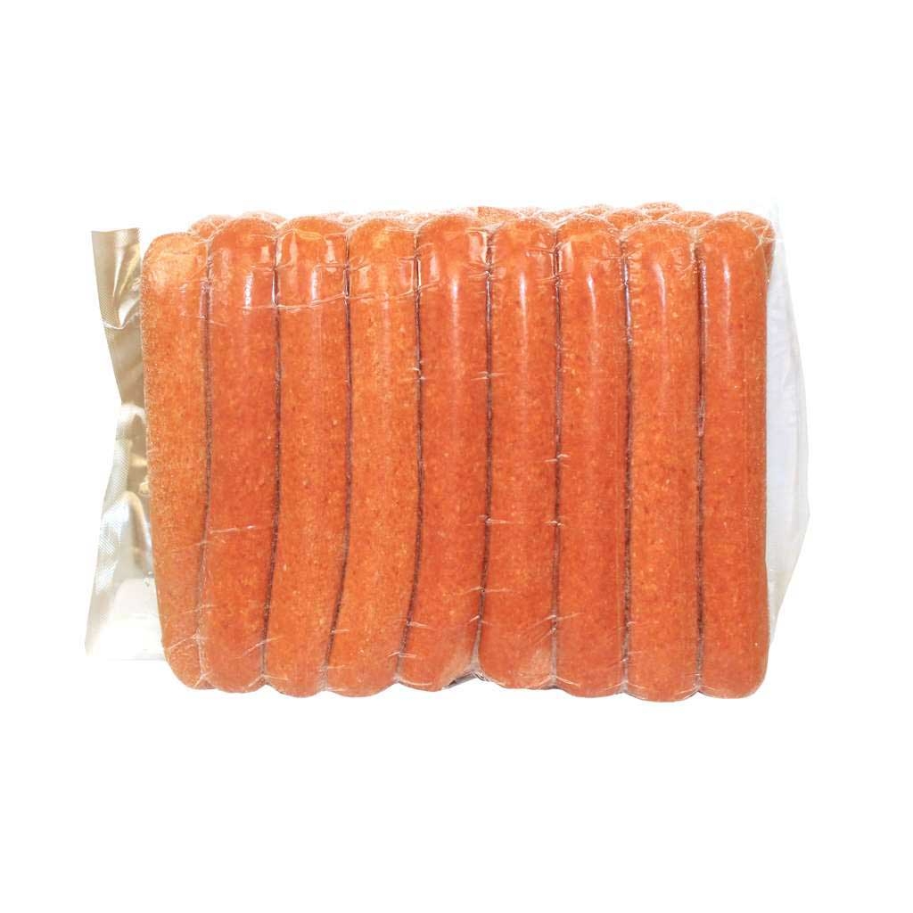 John Morrell 5:1 7 Inch Jumbo Gourmet Roller Grill Ready All Beef Frank, 5 Pound -- 2 per case