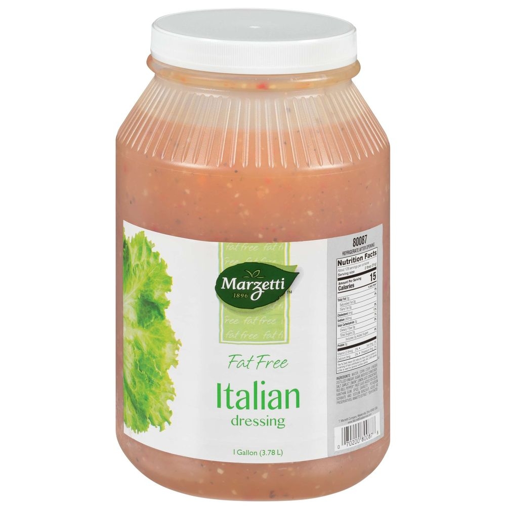 Marzetti Fat Free Italian Dressing, 1 Gallon -- 4 per case