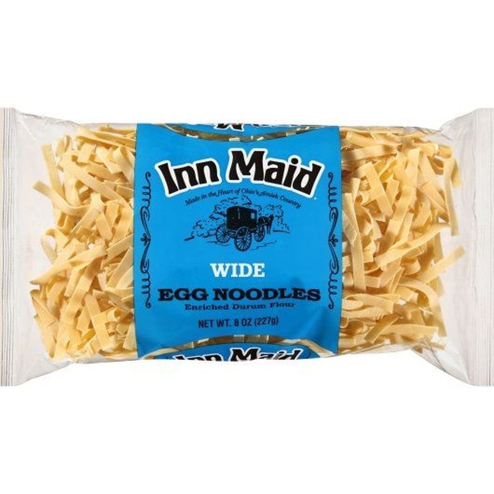Inn Maid Wide Egg Noodles, 8 Ounce -- 12 per case