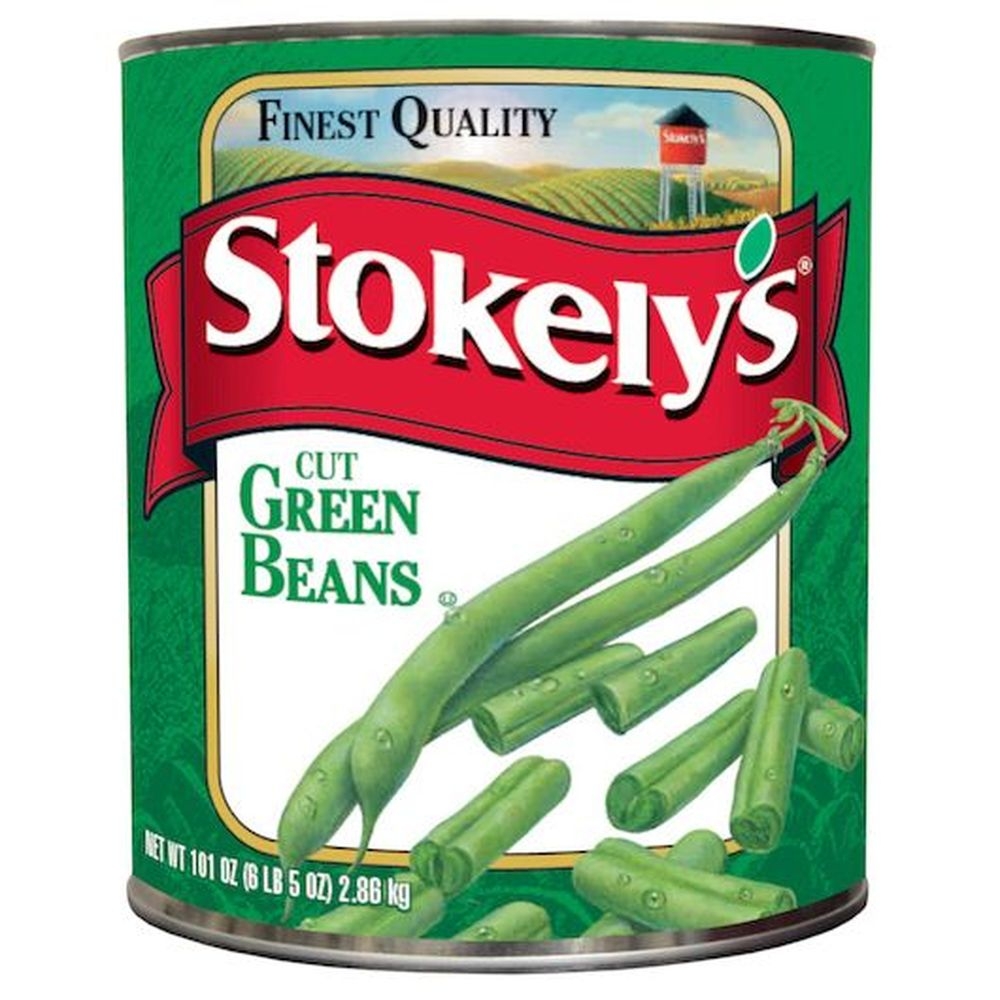 Stokely Sieve Cut Green Beans, 101 Ounce -- 6 per case
