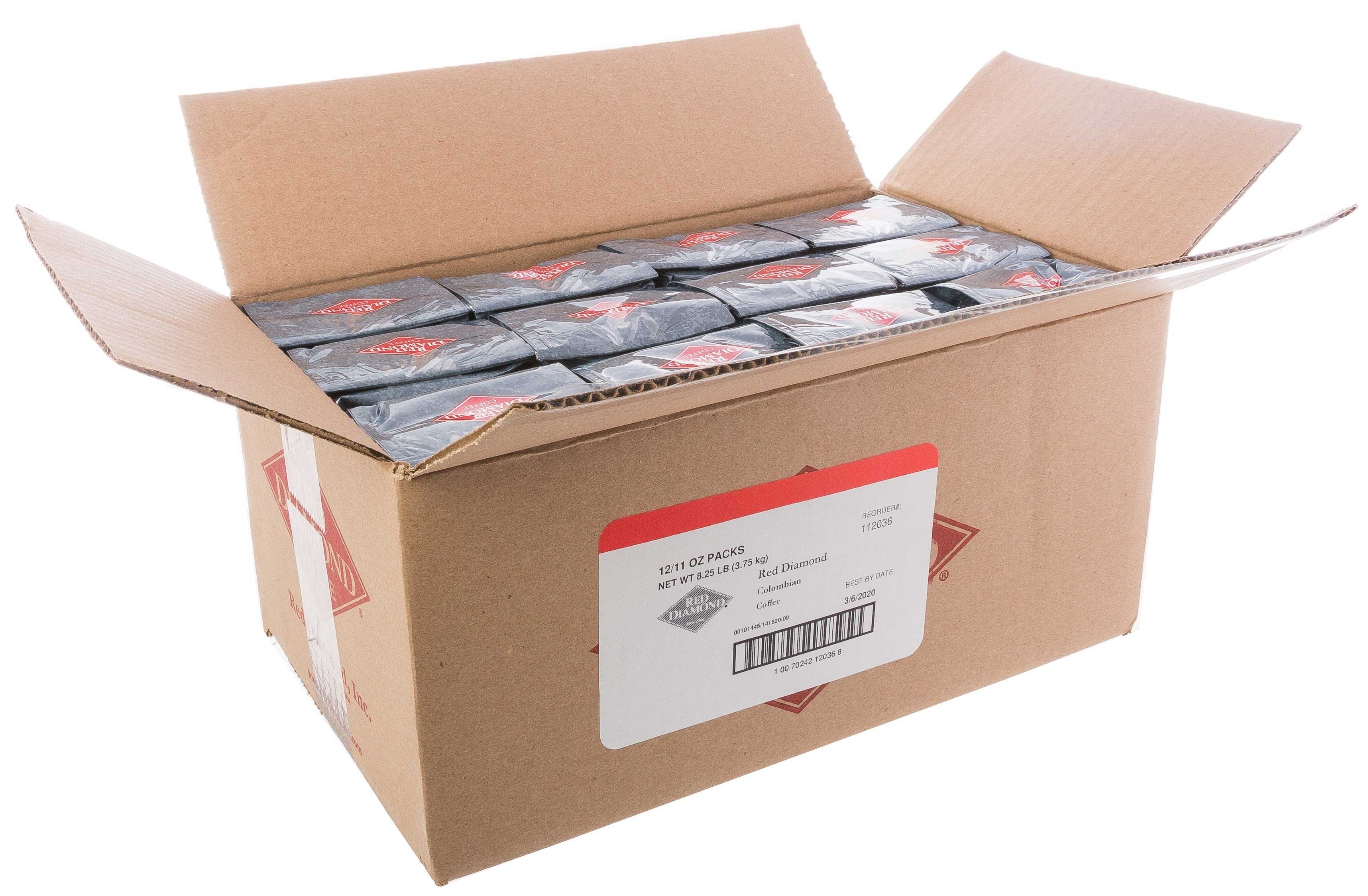 Red Diamond Columbian Ground Coffee, 11 Ounce Bag -- 12 per case