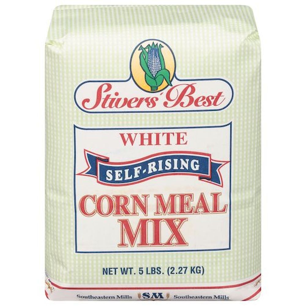 Stivers Best Self Rising White Corn Meal Mix, 5 Pound -- 8 per case