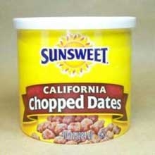 Sunsweet California Chopped Dates, 10 Ounce -- 12 per case.
