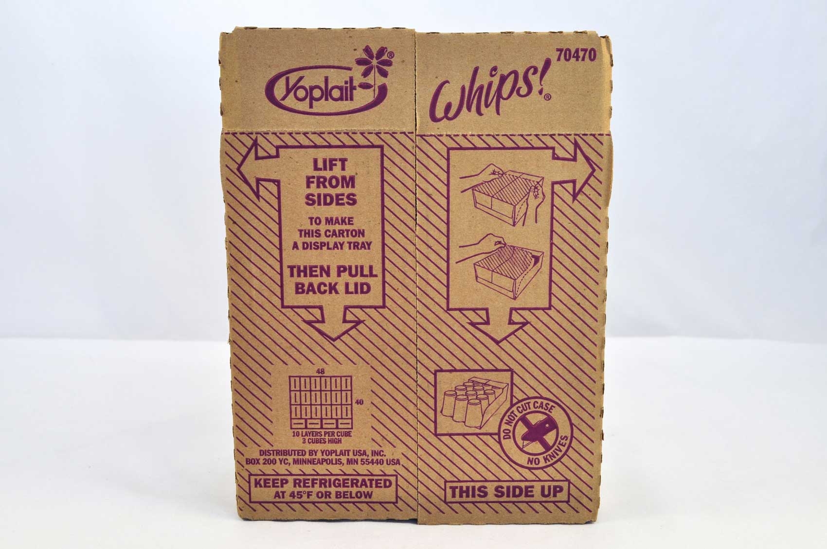 Yoplait Whips Strawberry Mist Yogurt, 4 Ounce -- 12 per case.