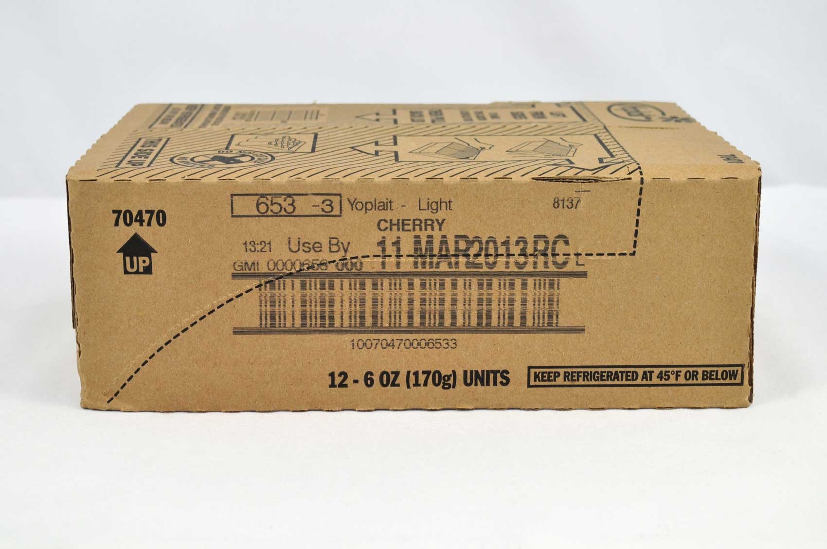 Yoplait Light Very Cherry Yogurt, 6 Ounce -- 12 per case.