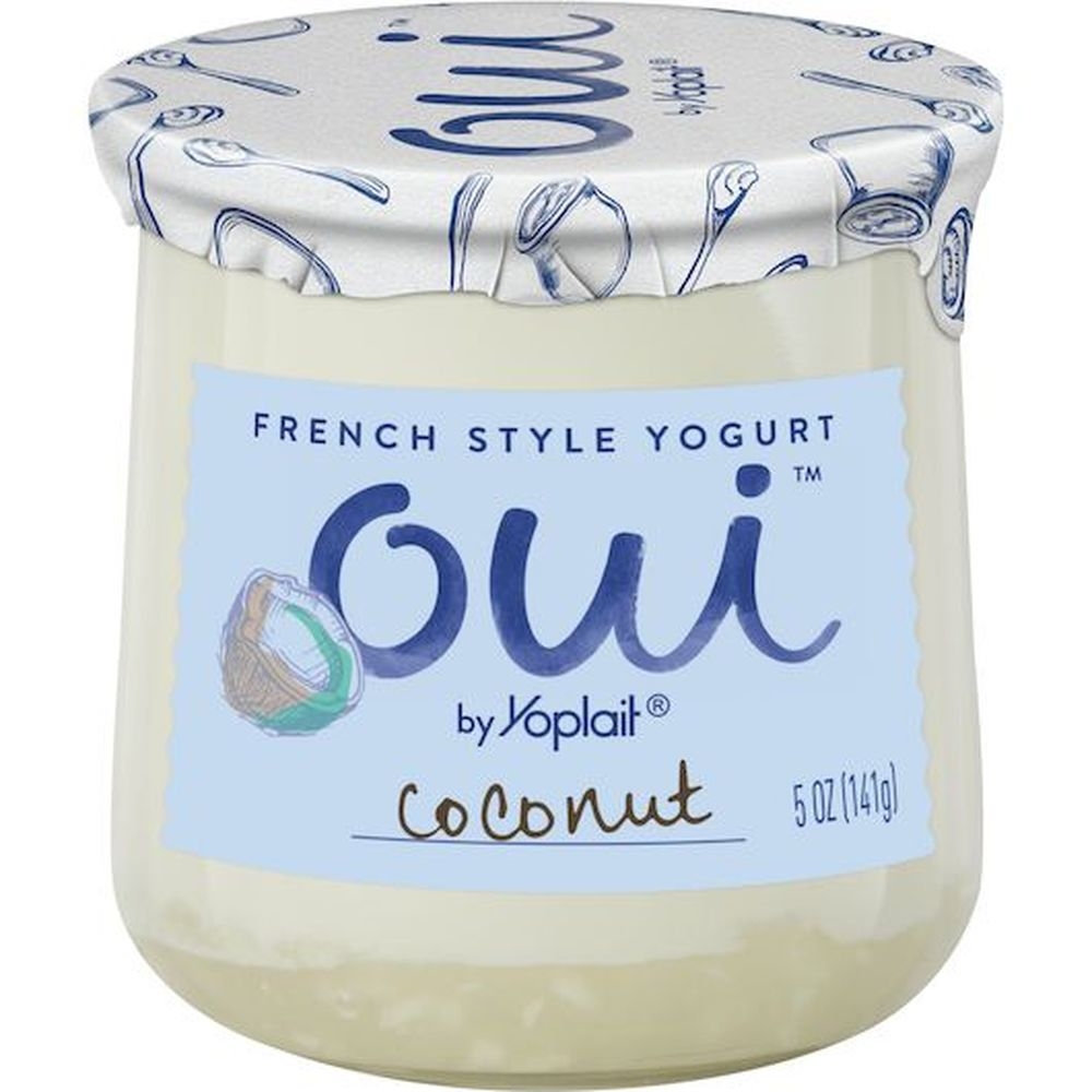 Oui Coconut French Style Yogurt, 5 Ounce -- 8 per case