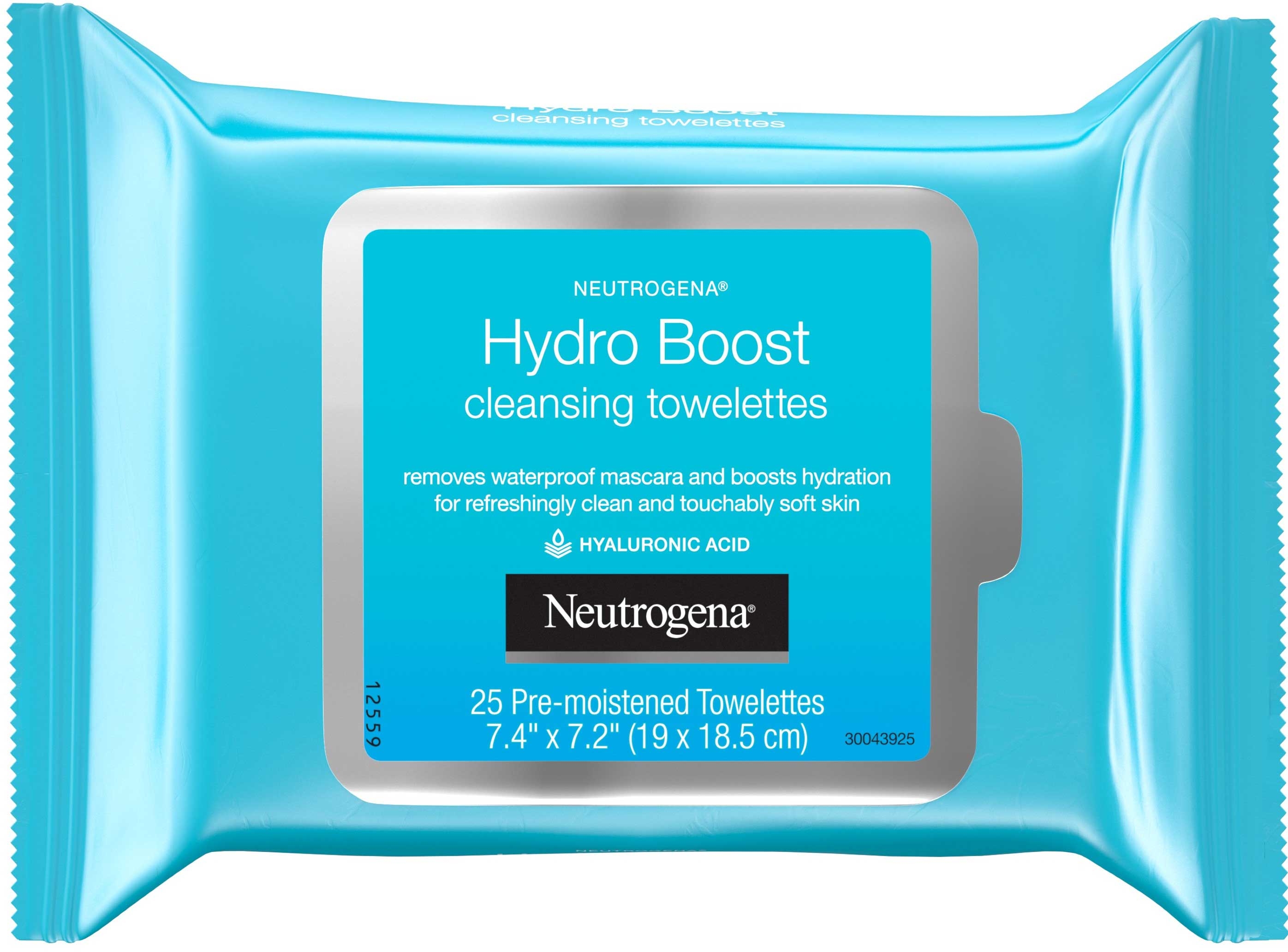 Neutrogena Hydroboost Facial Cleansing Wipes, 25 Count -- 6 per case